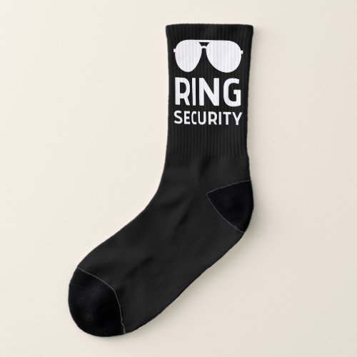 Ring security funny wedding ring bearer kids socks