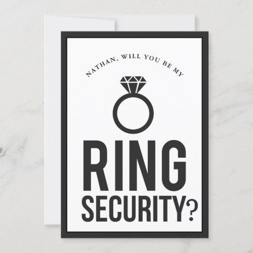 Ring Security Invitation