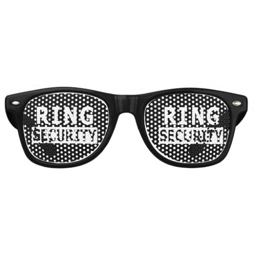 Ring Security Ring Bearer Boy Gifts Retro Sunglasses