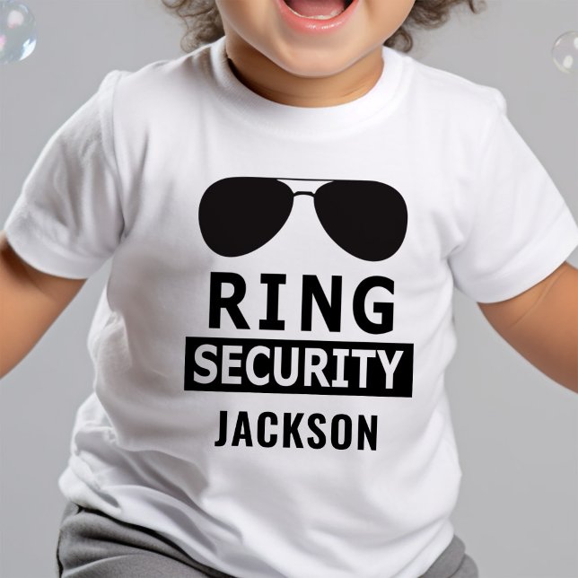 Ring Security Ring Bearer Boy Toddler T-shirt (Creator Uploaded)