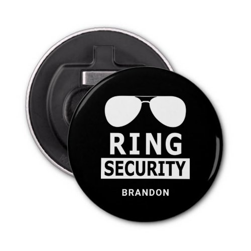 Ring Security Ring Bearer Groomsman Gift Bottle Opener