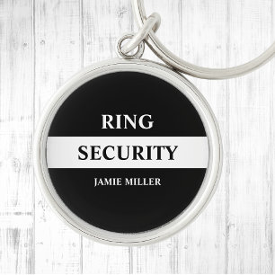 Ring Security Ring Bearer Keychain