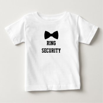 Ring Security Ring Bearer Tee. Cute T-shirt by JaxFunnySirtz at Zazzle
