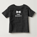 Ring Security Ring Bearer Toddler T-shirt at Zazzle