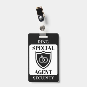 Ring Special Agent Security – Ring Bearer Badge