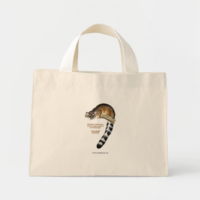 Ring Tailed Cat Tote Bag (Front)