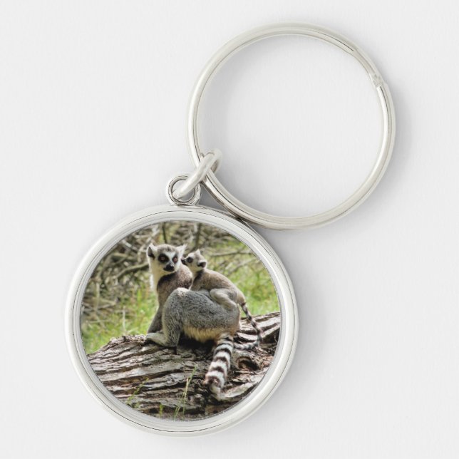 RING-TAILED LEMUR   KEYCHAIN (Front)