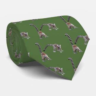 Ring-tailed lemur neck tie