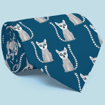 Ring Tailed Lemur Neck Tie<br><div class="desc">A fun Ring Tailed Lemur pattern for animal lovers.  Original art by Nic Squirrell.</div>