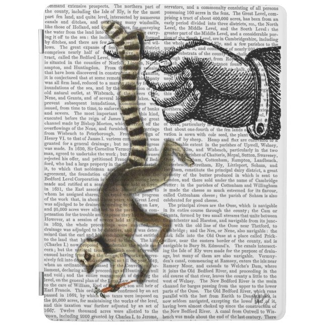 Ring Tailed Lemur on Finger 2 iPad Air Cover (Front)