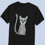 Ring Tailed Lemur T-Shirt<br><div class="desc">A fun Ring Tailed Lemur for animal lovers.  Original art by Nic Squirrell.</div>