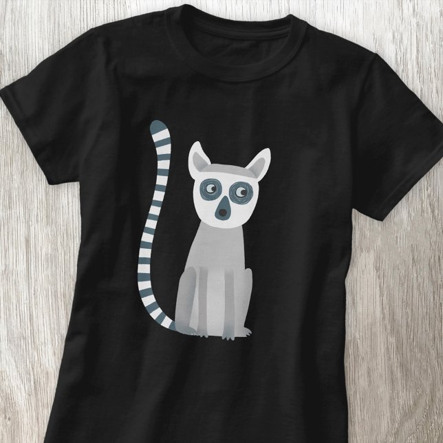 Ring Tailed Lemur T-Shirt (Fun Ring Tailed Lemur t-shirt)