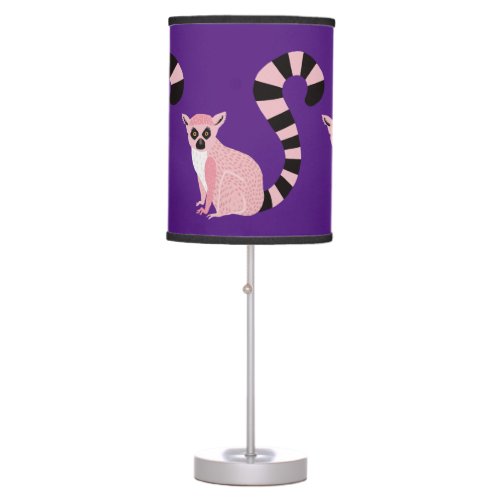 Ring Tailed Lemur  Table Lamp