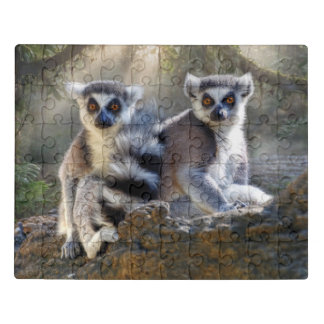 Ring tailed lemurs jigsaw puzzle