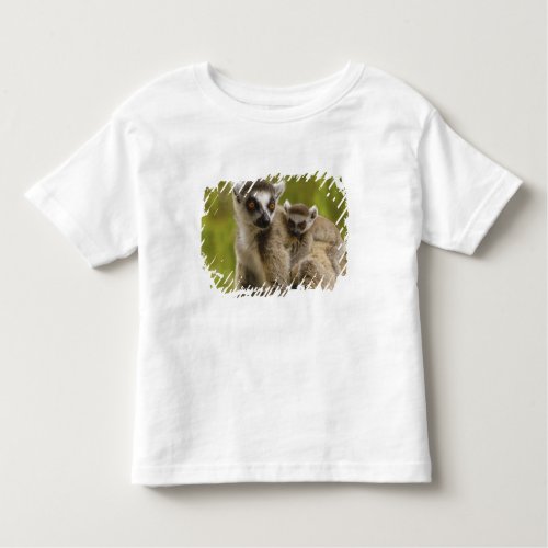 Ring_tailed lemurs Lemur catta Mother  baby Toddler T_shirt
