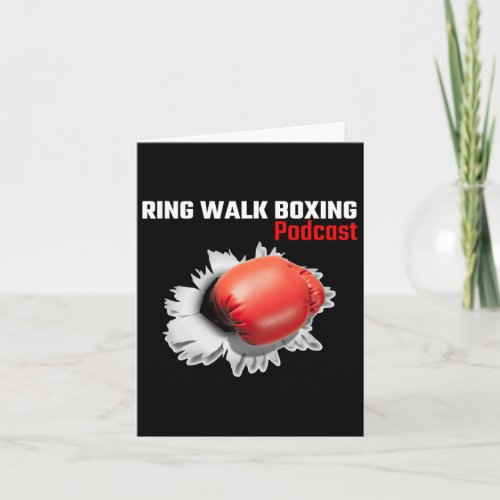 Ring Walk Boxing Podcast  Card