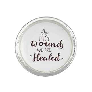 Ring with a bible quote 