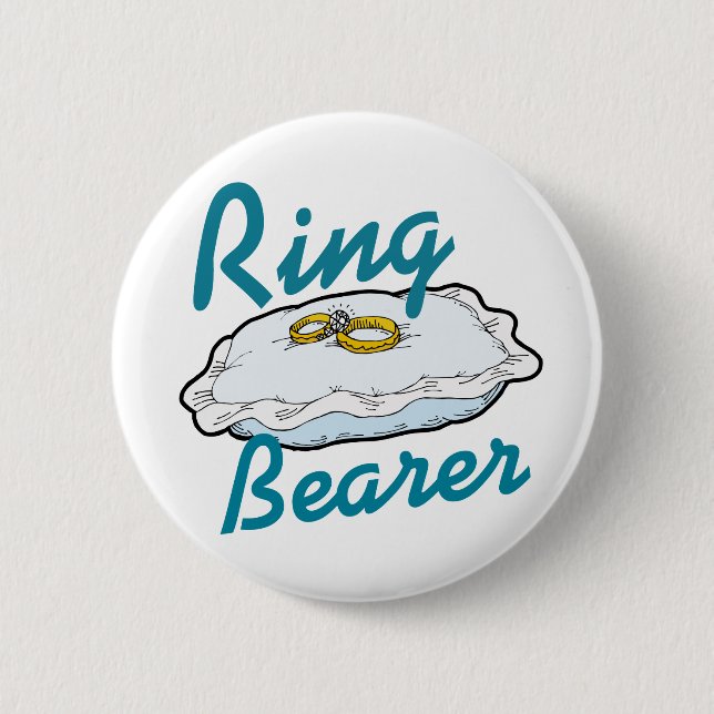 Ringbearer Pinback Button (Front)