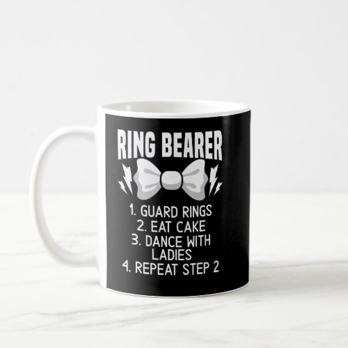 Ringbearer Steps Page Boy Wedding Party Cotillion  Coffee Mug