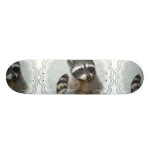 Ringed Raccoon Skateboard Deck