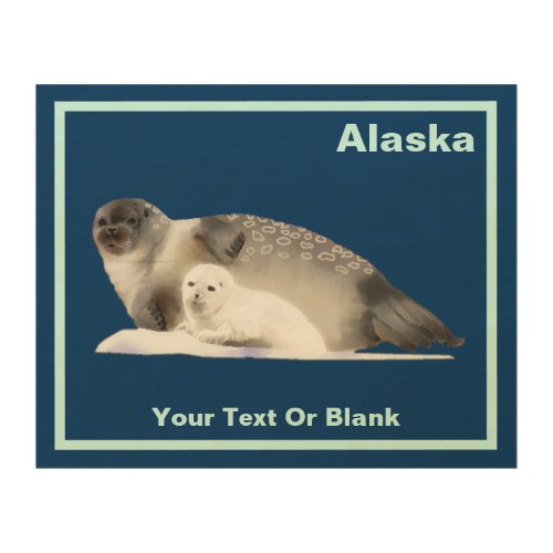 Ringed Seal _ Alaska Wood Wall Art