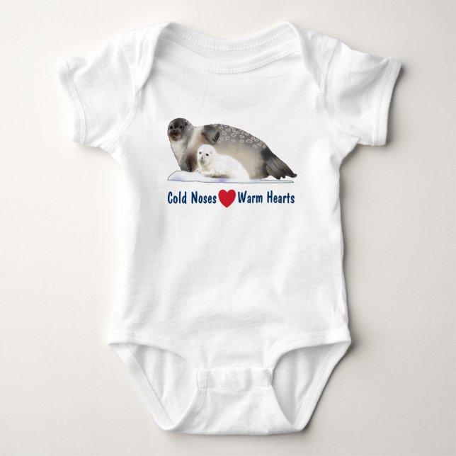 Ringed Seal Baby Bodysuit (Front)