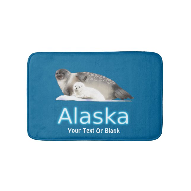Ringed Seal Bathroom Mat (Front)