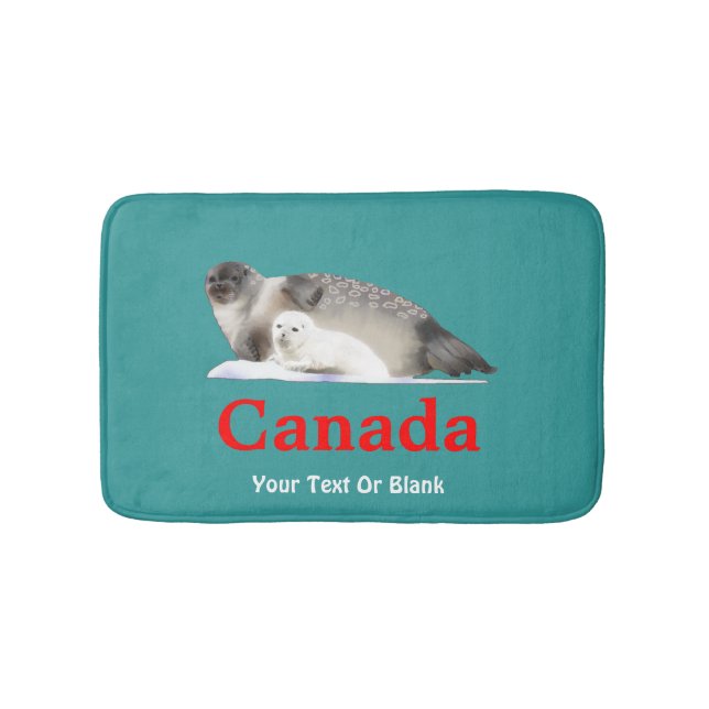 Ringed Seal Bathroom Mat (Front)