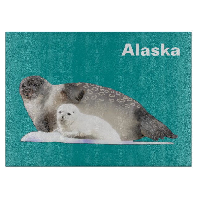 Ringed Seal Cutting Board (Front)