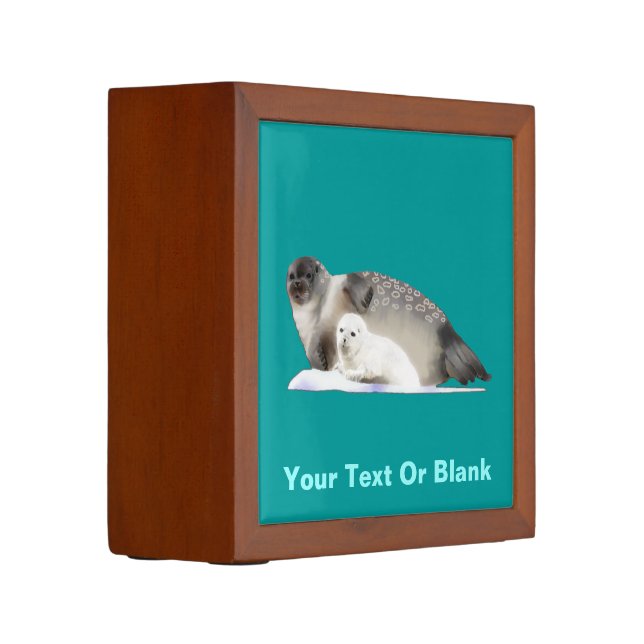 Ringed Seal Desk Organizer (Left)