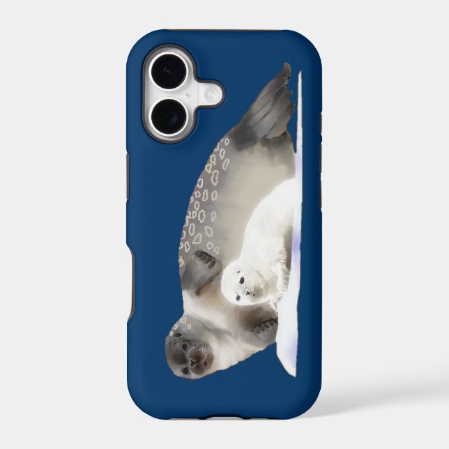 Ringed Seal Iphone Case (Back)