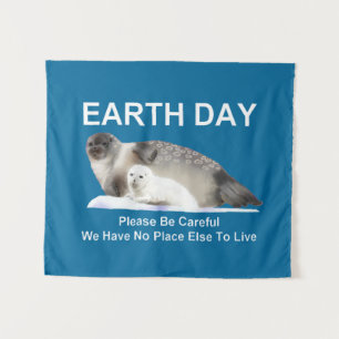 Ringed Seal - On Thin Ice Tapestry