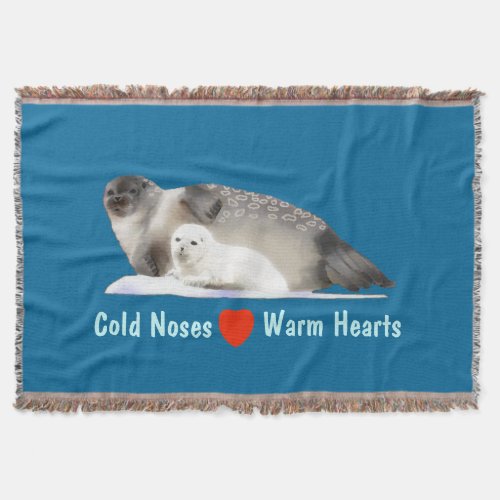 Ringed Seal Throw Blanket