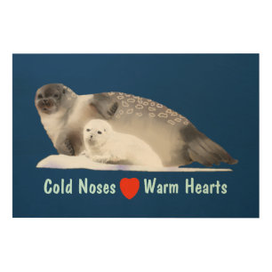 Ringed Seal Wood Wall Art