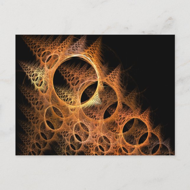Ringer Fractal Postcard (Front)