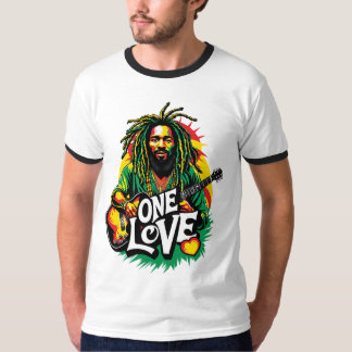 Ringer One Love the King of Reggae T-Shirt