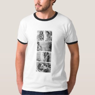 Ringer T-shirt, B&W photos, Kris Kemp Photography T-Shirt
