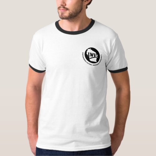 Ringer T_Shirt with LWV Logo