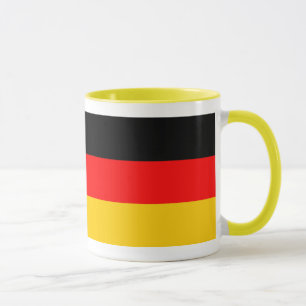 Ringer Tasse yellow Germany flag Mug
