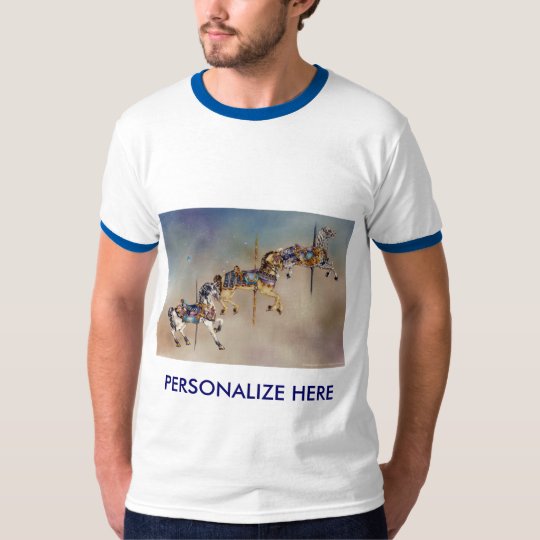 Ringer Tees - Three Carousel Horses