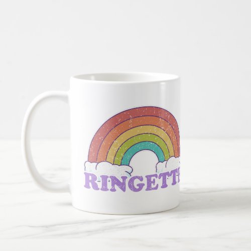 Ringette Rainbow T_Shirt Coffee Mug