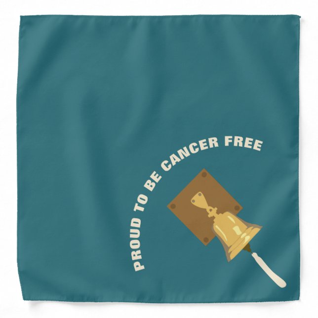 Ringing Cancer Bell, Finished Treatment Bandana (Front)
