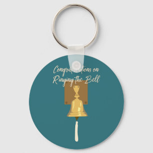 Ringing Cancer Bell, Finished Treatment Keychain