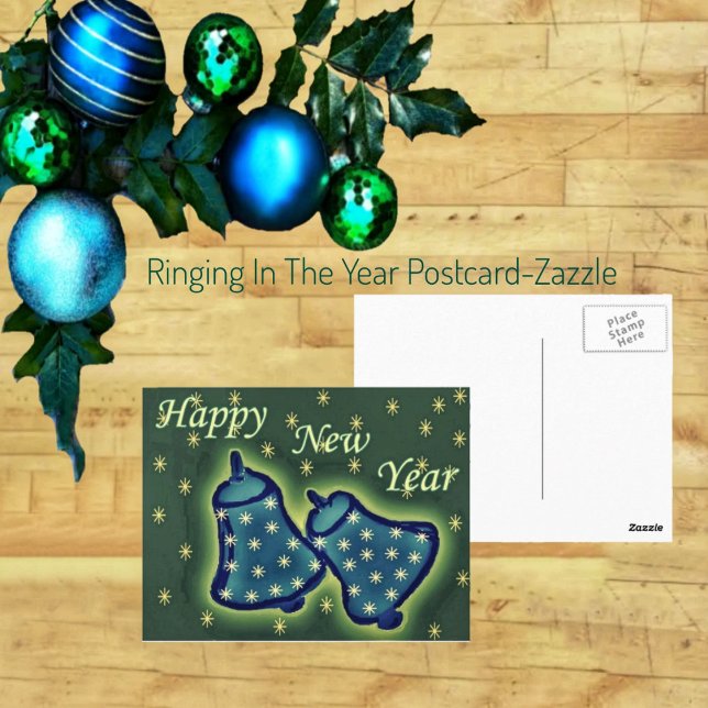 Ringing In the Year Postcard (Creator Uploaded)