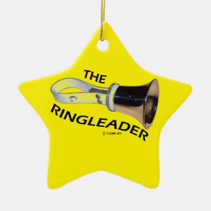 Ringleader Ceramic Ornament