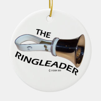 Ringleader Ceramic Ornament