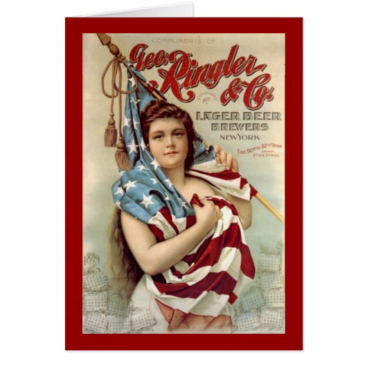 Ringler and Co Lager Beers Vintage Americana (Front)