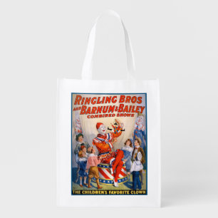 Ringling Bros and Barnum & Bailey Circus Grocery Bag