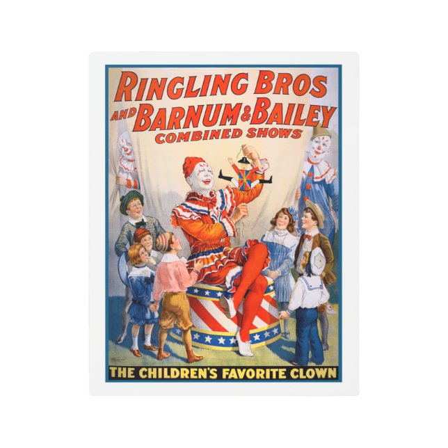 Ringling Bros and Barnum & Bailey Circus Metal Print (Front)