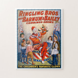 Ringling Bros and Barnum & Bailey Circus Poster Jigsaw Puzzle